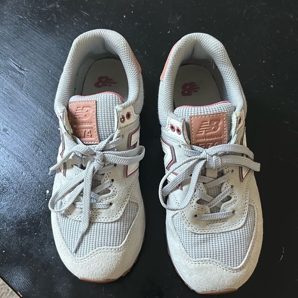 New balance suede sneakers